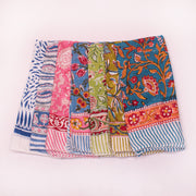 Handmade Cotton Bandana – Eco-Friendly Printed Head Scarf for Hair, Neck & Face Styling - 7pcs