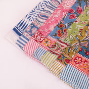 Handmade Cotton Bandana – Eco-Friendly Printed Head Scarf for Hair, Neck & Face Styling - 7pcs