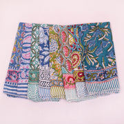 Block Print Cotton Bandana – Traditional Handmade Design with Modern Everyday Styling - 8pcs