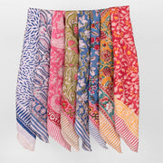 Soft Cotton Bandana for Hair & Neck – Stylish, Comfortable & Versatile Fashion Accessory - 8pcs