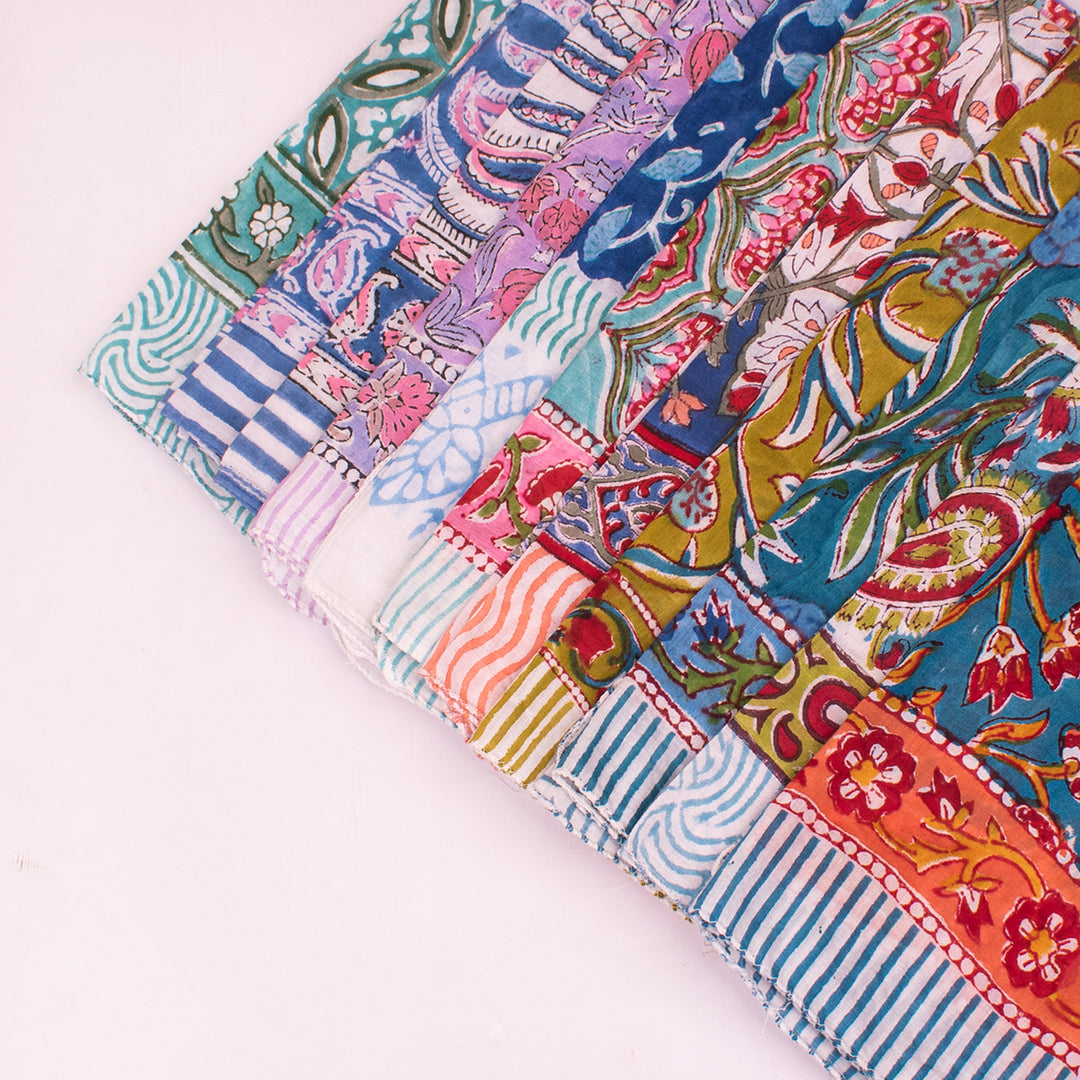 Handcrafted Cotton Bandana – Unique Printed Fabric for Casual, Travel & Street Style Looks - 11pcs
