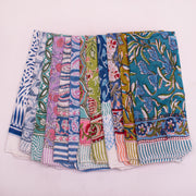 Classic Cotton Bandana – Timeless Printed Headwrap for Men & Women with Comfortable Fit - 12pcs