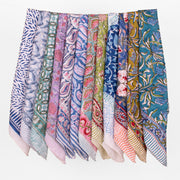 Classic Cotton Bandana – Timeless Printed Headwrap for Men & Women with Comfortable Fit - 12pcs