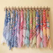 Hand Block Print Bandana – Traditional Cotton Fabric with Modern Stylish Appeal - 15pcs