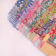 Hand Block Print Bandana – Traditional Cotton Fabric with Modern Stylish Appeal - 15pcs