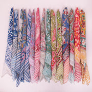 Hand Block Print Bandana – Traditional Cotton Fabric with Modern Stylish Appeal - 15pcs