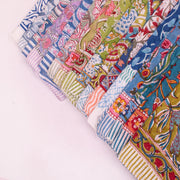 Versatile Cotton Bandana – Soft Printed Fabric for Hair Styling, Travel & Casual Outfits - 16pcs