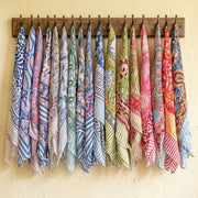 Luxury Soft Cotton Bandana – Premium Printed Head Scarf for Women & Men, Comfortable Daily Wear - 17pcs