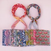 Luxury Soft Cotton Bandana – Premium Printed Head Scarf for Women & Men, Comfortable Daily Wear - 17pcs