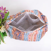 Block Print Cosmetic Bag, Makeup Pouch, Toiletry Bag, Wash Bags