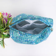 Block Print Toiletry Bag, Kantha Pouch, Make Up Or Cosmetic Bag, Utility Pouch