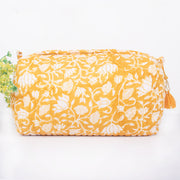 Block Printed Large Toiletry Bag, Waterproof Wash Bag, Makeup Bag, Cosmetic Bag, Travel Bag with Pockets, Jumbo Wash Bag Assorted