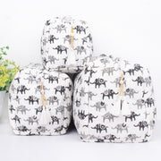 Assorted Makeup Bag, Hand Block Printed Large Toiletry Bag, Waterproof Wash Bag, Cosmetic Bag, Travel Bag with Pockets, Jumbo Wash Bag