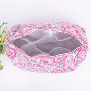 Cosmetic Bag, Assorted hand Block Printed Large Toiletry Bag, Waterproof Wash Bag, Makeup Bag, Travel Bag with Pockets, Jumbo Wash Bag