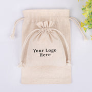 Custom Drawstring Jewelry Packaging Pouch Personalized Logo Chic Small Wedding Favor Bags