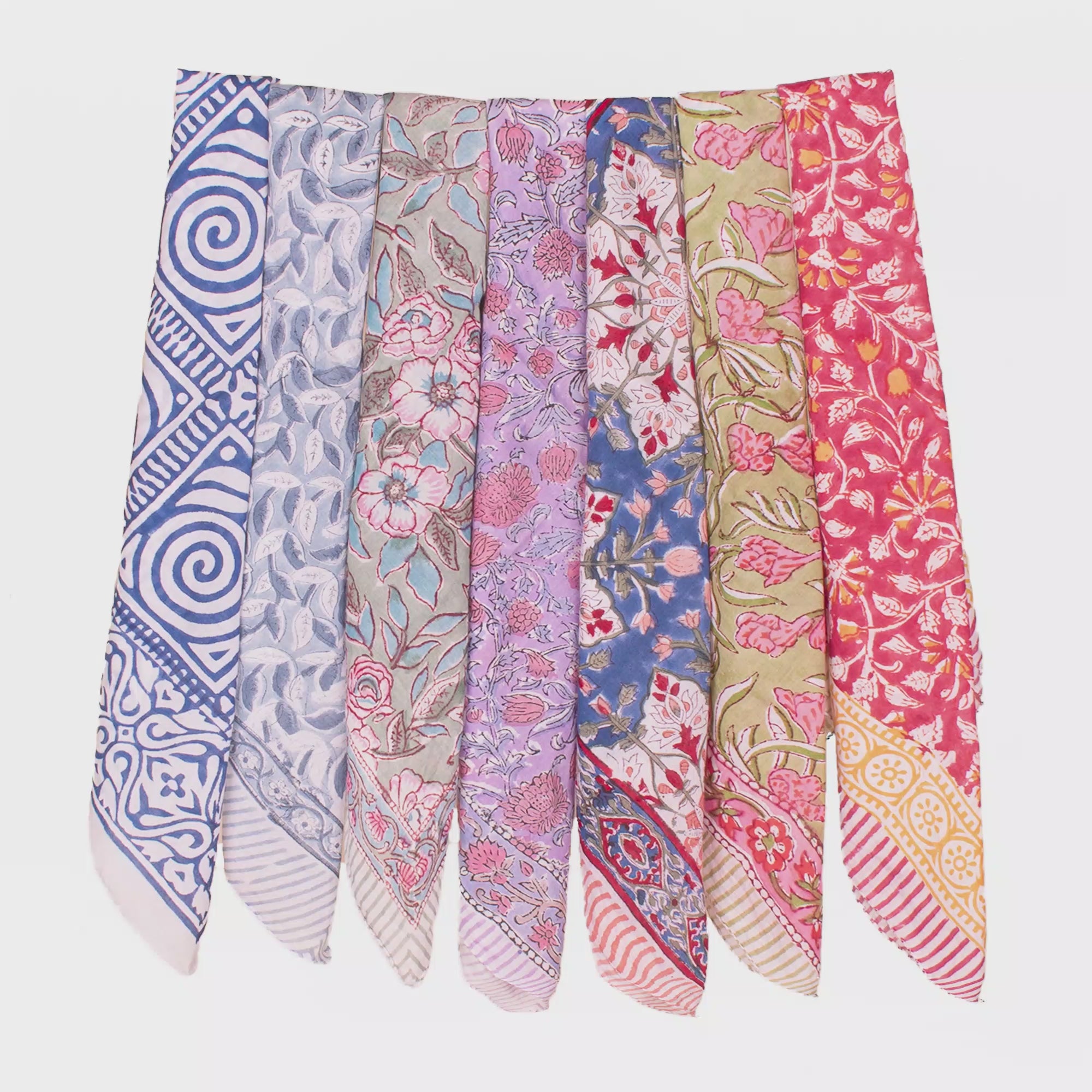 Unisex Cotton Bandana Head Wrap – Soft, Durable & Breathable Fabric for All-Day Comfort - 7pcs
