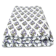 Cotton Hand Block Print Sanganeri Running Floral Fabric Voile