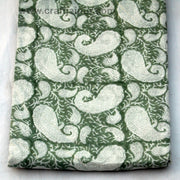 Paisley Block Printed Handmade Natural Cotton Indian Fabric-Craft Jaipur