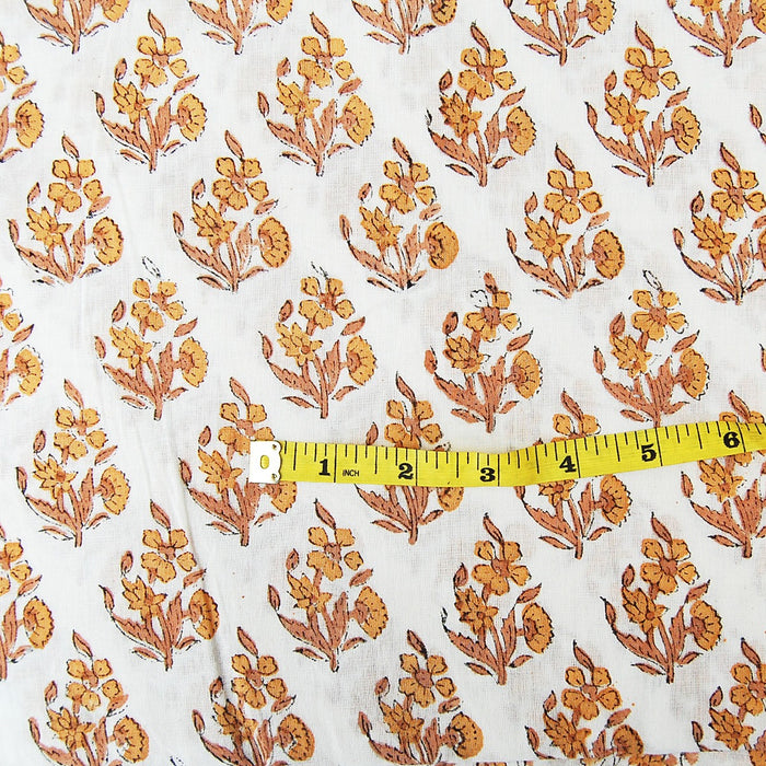 Indian Hand Block Print Cotton Fabric Dress Sewing Material - CraftJaipur