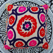 Handmade Cushion Covers Suzani Embroidery Christmas Decor - CraftJaipur