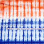 Multi Tie Dyed Handmade Cotton Block Printed Indian Fabric - CraftJaipur