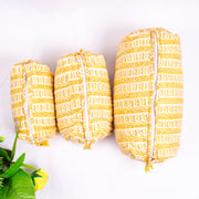 ORGANIC Cotton Indian Handmade block printed Zipper Pouch, Make-up purse, Utility bag- Gift for Her