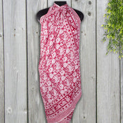 Indian Hand Stamp Printed Cotton Sarong, Beach Scarf, Pareo, Wrap Sarong-CraftJaipur