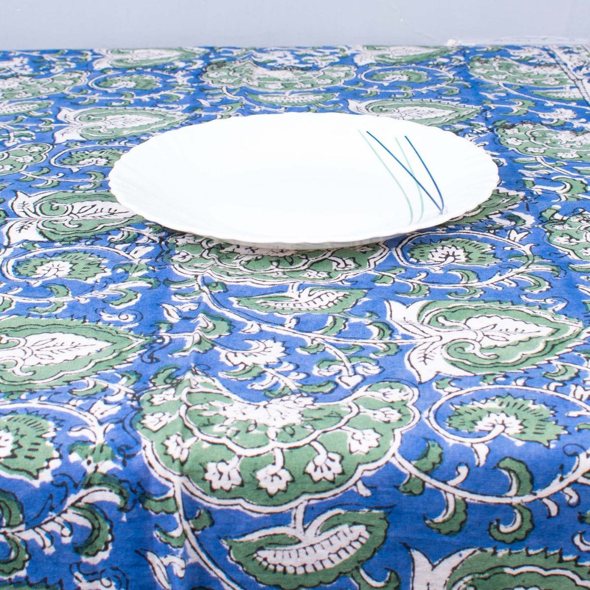 Table Cover Floral Hand Block Print Dinning Table Cloth