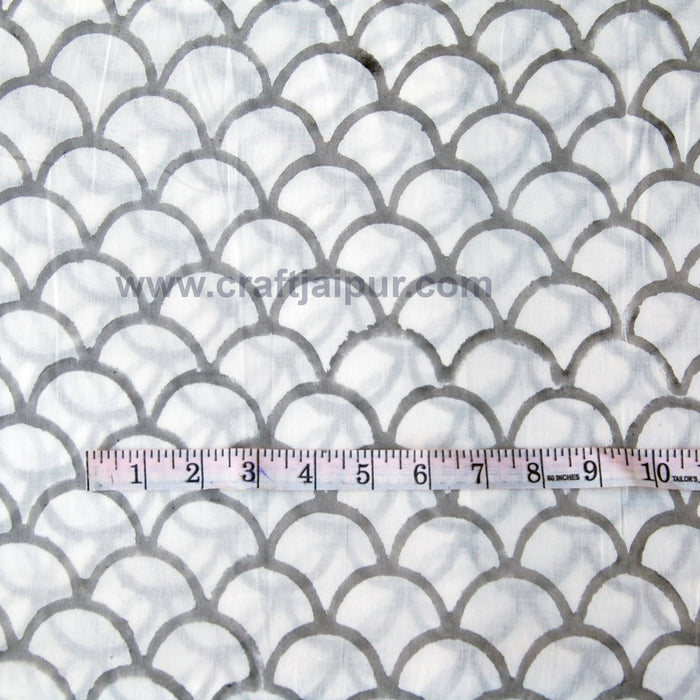 Cotton Fabric Voile Indian Hand Block Print Craft Material-Craft Jaipur