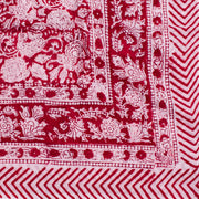 Indian Hand Stamp Printed Cotton Sarong, Beach Scarf, Pareo, Wrap Sarong-CraftJaipur