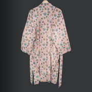 Women's Cotton Dressing Gown, Kimono Bathrobe for Womens, 100% Cotton Robes for Women, Indian Cotton Bathrobes