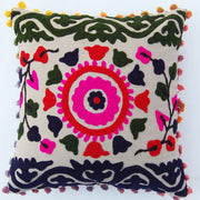 Home Decor Indian Suzani Cushion Covers Embroidery