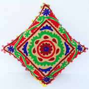 Ethnic Square Suzani Cushion Cover Vintage Embroidery