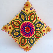 Suzani Cushion Cover Woolen Embroidery Pillow Cases