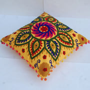 Suzani Cushion Cover Woolen Embroidery Pillow Cases