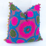 Hand Embroidered Indian Suzani Cushion Cover Decor Pillows