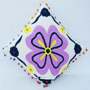 Indian Suzani Cushion Cover Embroidered Square Pillows - CraftJaipur