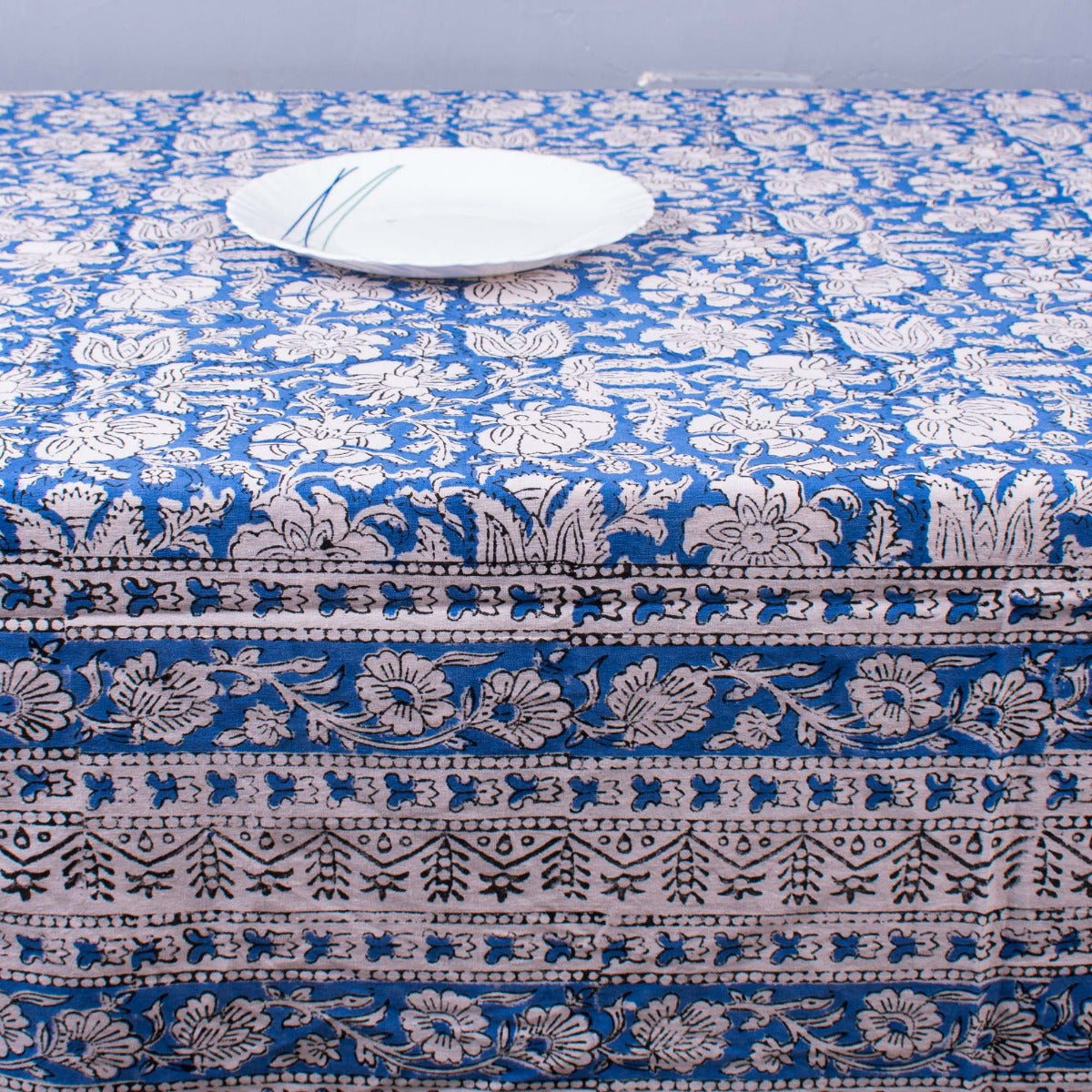 Indian Hand Block Printed Cotton Table Cloth