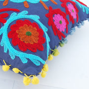 Indian Embroidery Suzani Cushion Cover Square Pillow
