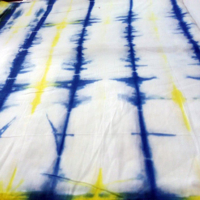 Handmade Tie Dye Natural Cotton Sewing Running Indian Fabric
