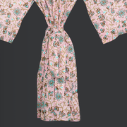 Women's Cotton Dressing Gown, Kimono Bathrobe for Womens, 100% Cotton Robes for Women, Indian Cotton Bathrobes