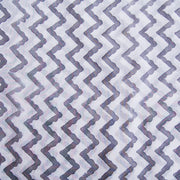 Handmade Zig Zag Block Printed Cotton Dressmaking Fabric - CraftJaipur