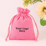 Personalized logo print Wedding Favor bags Gift Bag Jewelry Party Bags Drawstring Pouch soap package pouches