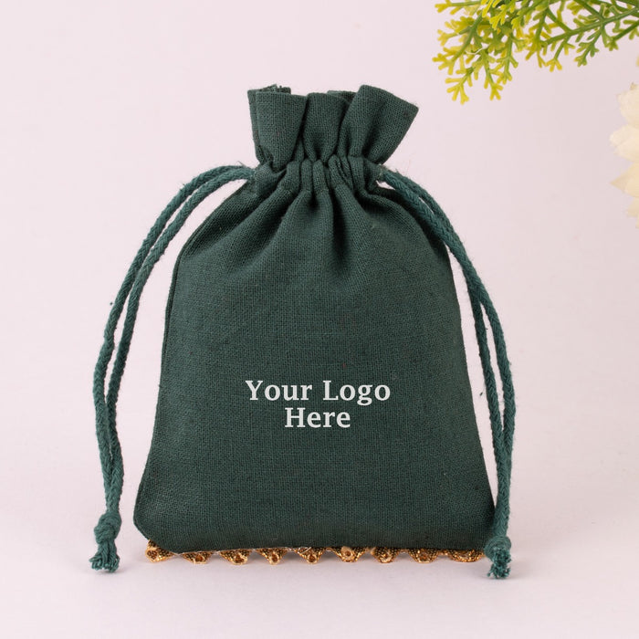 Custom Necklace Packaging Rings Earrings Jewelry Package Pouch Bag - Pack of 100