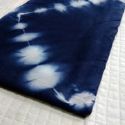 Indigo Dyed Natural Cotton Handmade Shibori Printed Fabric - CraftJaipur