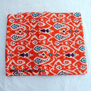 Kantha Quilt, Indian Handmade Bedspread, Throw Cotton Gudari Ethnic Blanket Queen