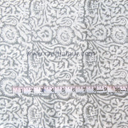 Floral Block Printed Cotton Fabric Sewing Voile Material - CraftJaipur