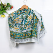 Colorful Hand Made Cotton Sarong, Indian Hand Block Print Scarves - CraftJaipur