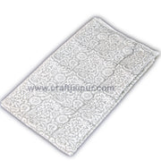 Floral Block Printed Cotton Fabric Sewing Voile Material - CraftJaipur