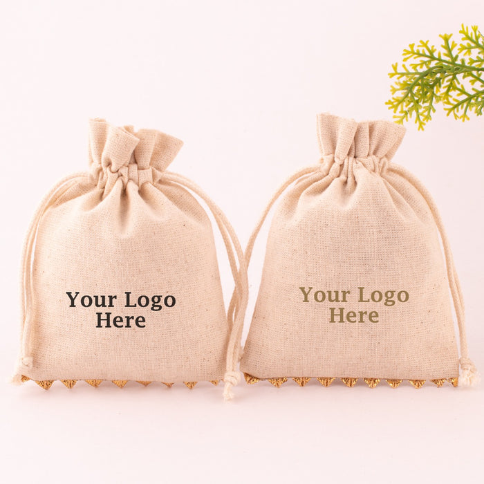 Buy Wholesale China Drawstring Custom Printed Logo Jewelry Pouch